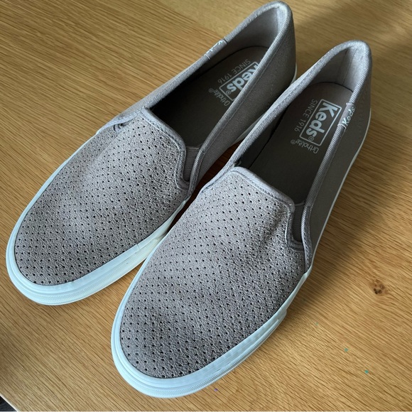 Keds Shoes - Keds Double Decker Suede Taupe